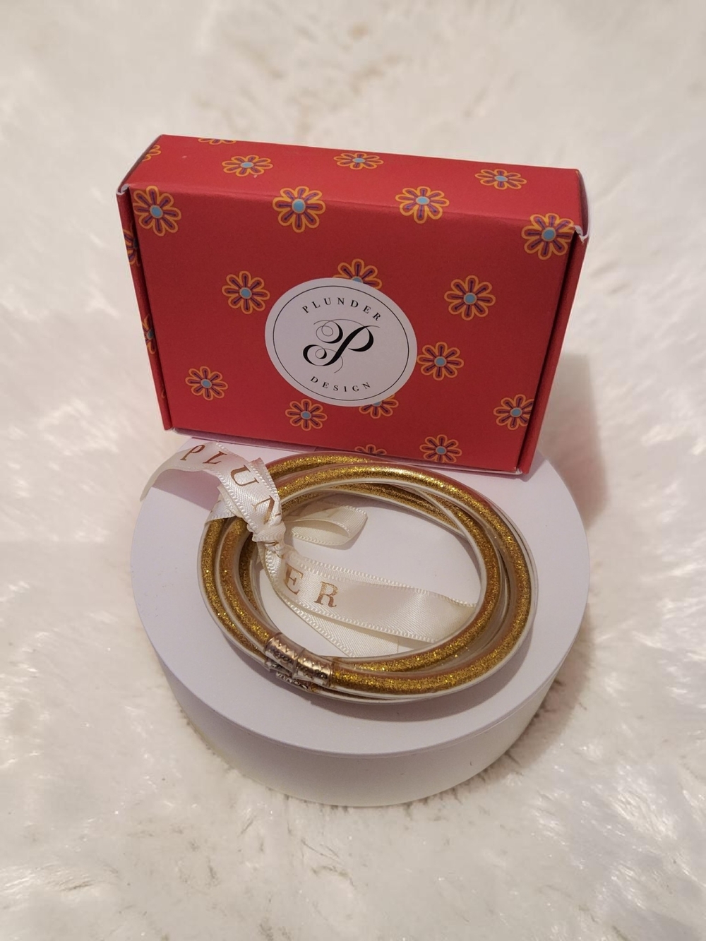 Plunder Gold Tone Multi-Strand Bracelet Set
